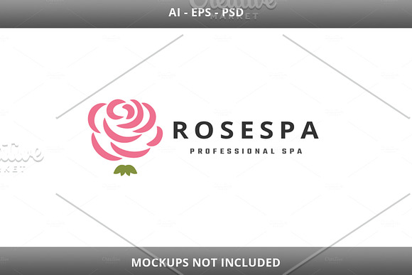 Rose Spa Logo in Logo Templates - product preview 4