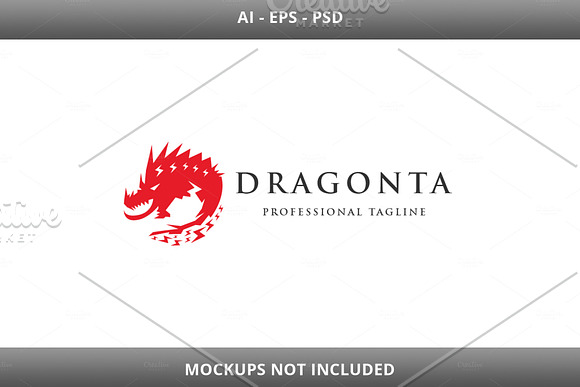 Dragon Logo in Logo Templates - product preview 4