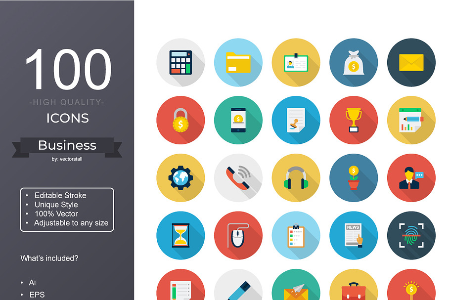 Business in Icons - product preview 8