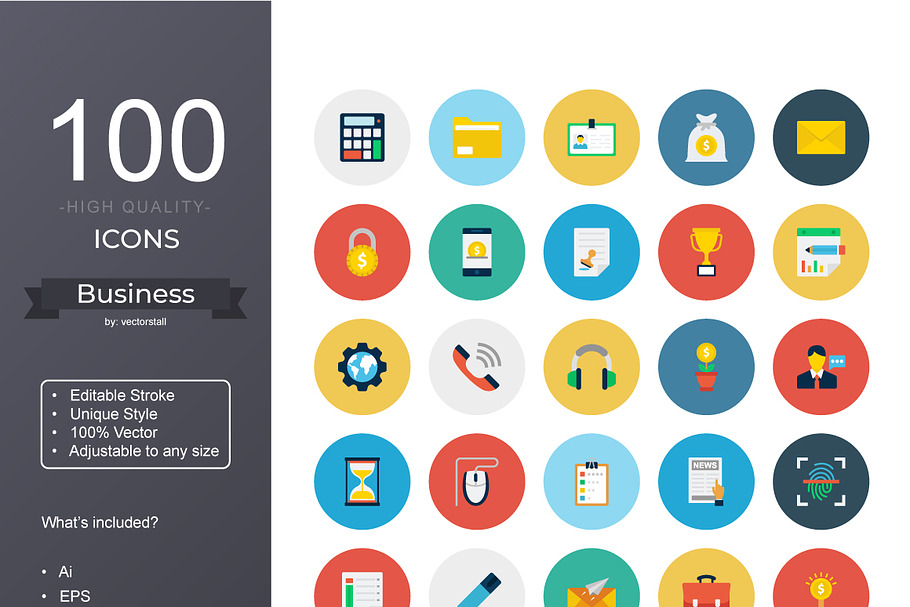 Business in Icons - product preview 8