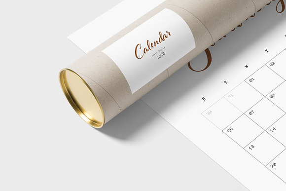 Calendar 2020 Design, Daily Planner in Stationery Templates - product preview 8