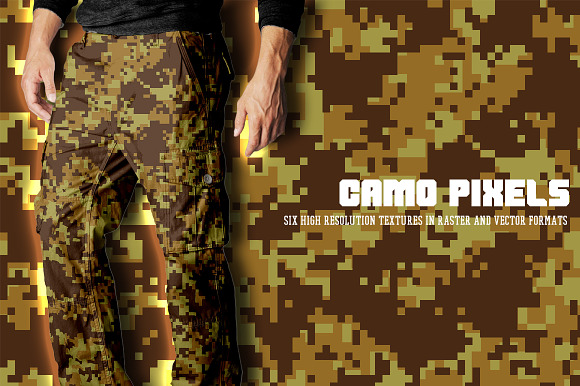 Camo Pixels in Textures - product preview 2