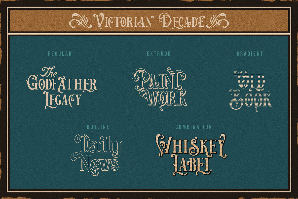 Victorian Decade in Serif Fonts - product preview 8