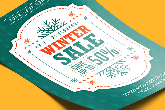 Winter Flyers Big Bundle in Flyer Templates - product preview 7