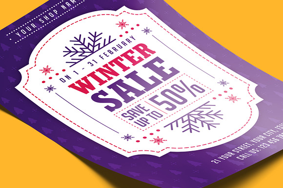 Winter Flyers Big Bundle in Flyer Templates - product preview 9