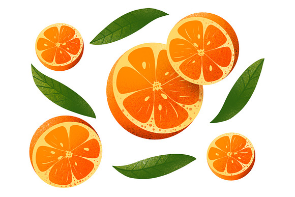 Oranges pattern illustration in Patterns - product preview 1