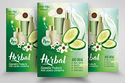 Natural Beauty and Cosmetic Flyer