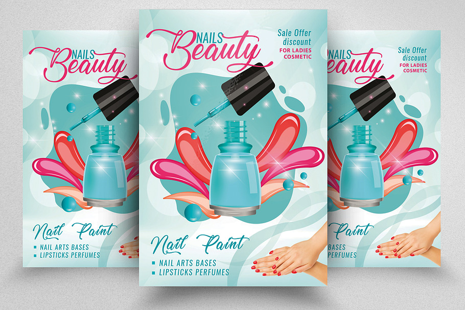 Cosmetics Product Flyer Template in Flyer Templates - product preview 8