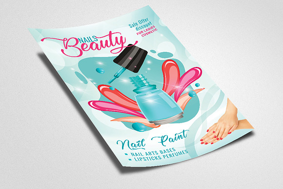 Cosmetics Product Flyer Template in Flyer Templates - product preview 1