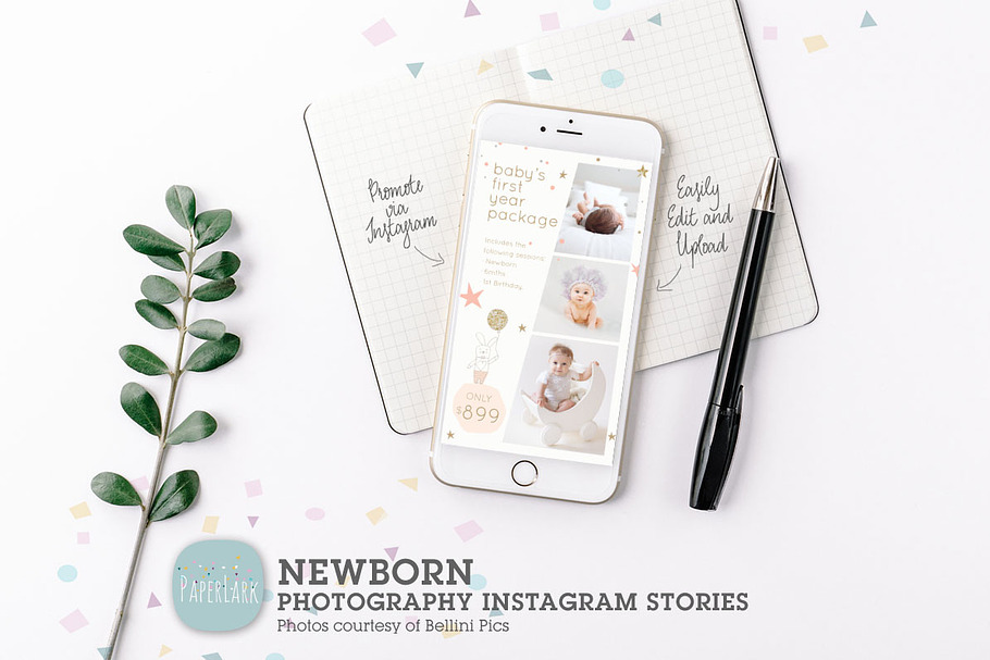 SM009 Instagram Story Newborn in Instagram Templates - product preview 8