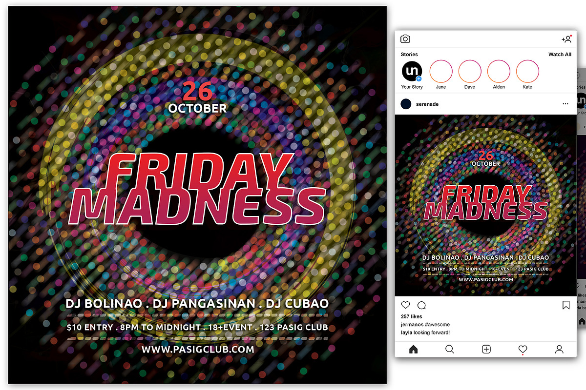 Friday Madness Flyer in Flyer Templates - product preview 8