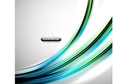 Blurred wave line design background