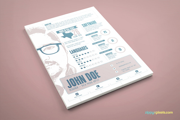Graphic Designer Resume/CV Template