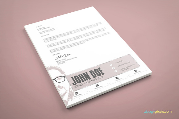 Graphic Designer Resume/CV Template in Resume Templates - product preview 3