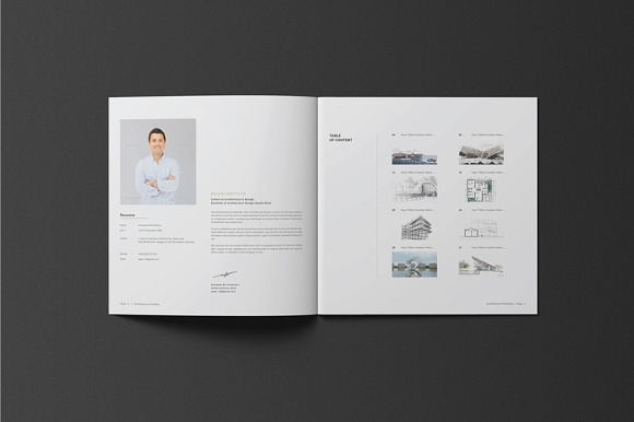 Square Architecture Portfolio in Brochure Templates - product preview 1