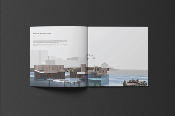 Square Architecture Portfolio in Brochure Templates - product preview 2
