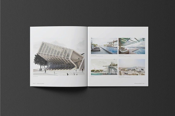 Square Architecture Portfolio in Brochure Templates - product preview 3