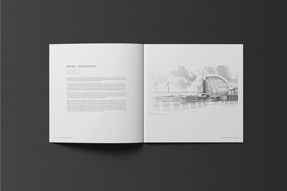 Square Architecture Portfolio in Brochure Templates - product preview 4
