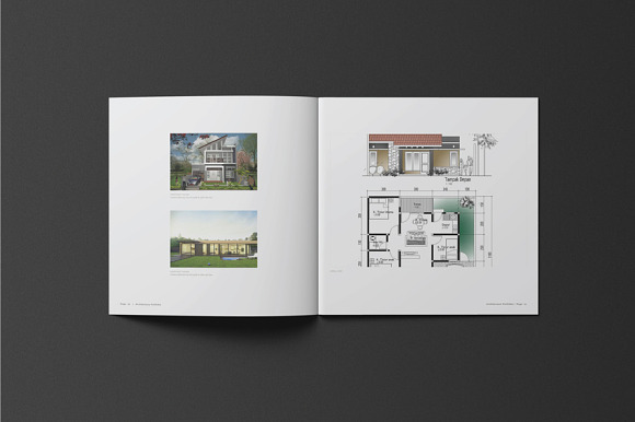 Square Architecture Portfolio in Brochure Templates - product preview 5