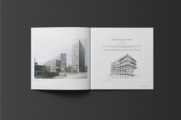 Square Architecture Portfolio in Brochure Templates - product preview 6
