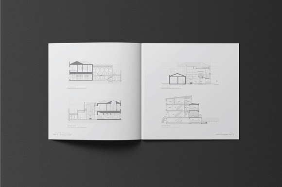 Square Architecture Portfolio in Brochure Templates - product preview 9