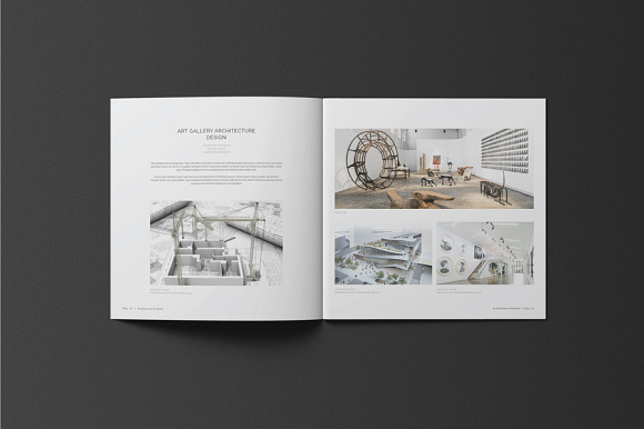 Square Architecture Portfolio in Brochure Templates - product preview 10