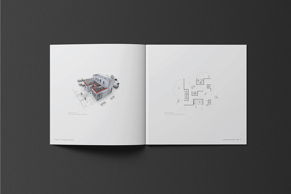 Square Architecture Portfolio in Brochure Templates - product preview 13