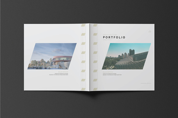 Square Architecture Portfolio in Brochure Templates - product preview 14