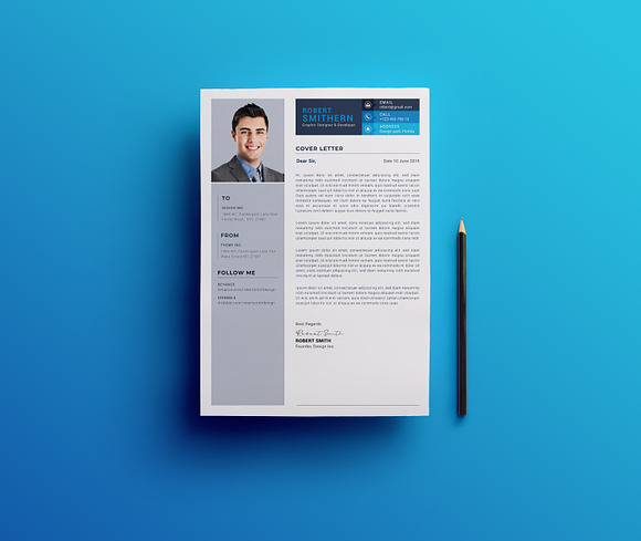 Resume and Cover Letter in Resume Templates - product preview 1