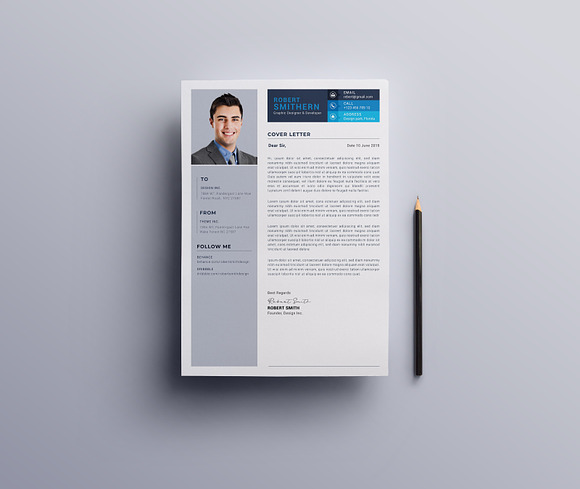 Resume and Cover Letter in Resume Templates - product preview 3