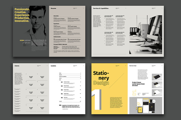 Oedin Personal Portfolio in Brochure Templates - product preview 3