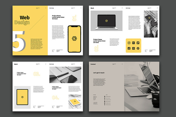 Oedin Personal Portfolio in Brochure Templates - product preview 9