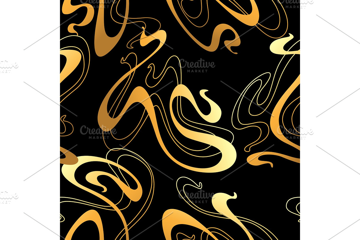 Art Nouveau seamless pattern. in Patterns - product preview 8