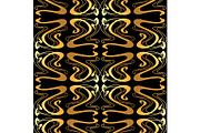 Art Nouveau seamless pattern.