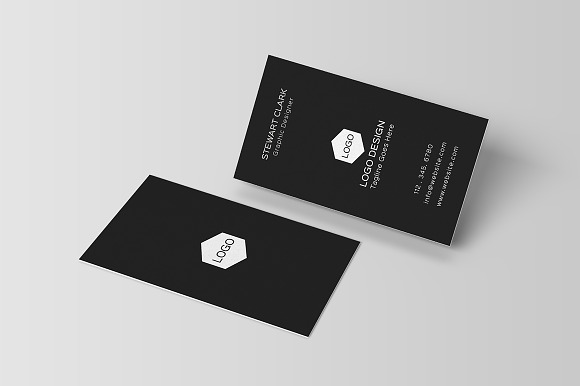 Simple Minimal Business Card in Business Card Templates - product preview 3