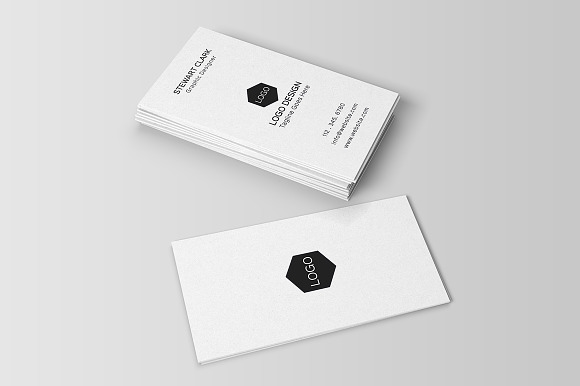 Simple Minimal Business Card in Business Card Templates - product preview 4