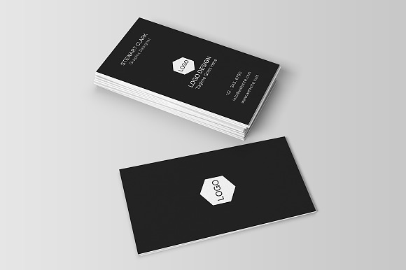 Simple Minimal Business Card in Business Card Templates - product preview 5