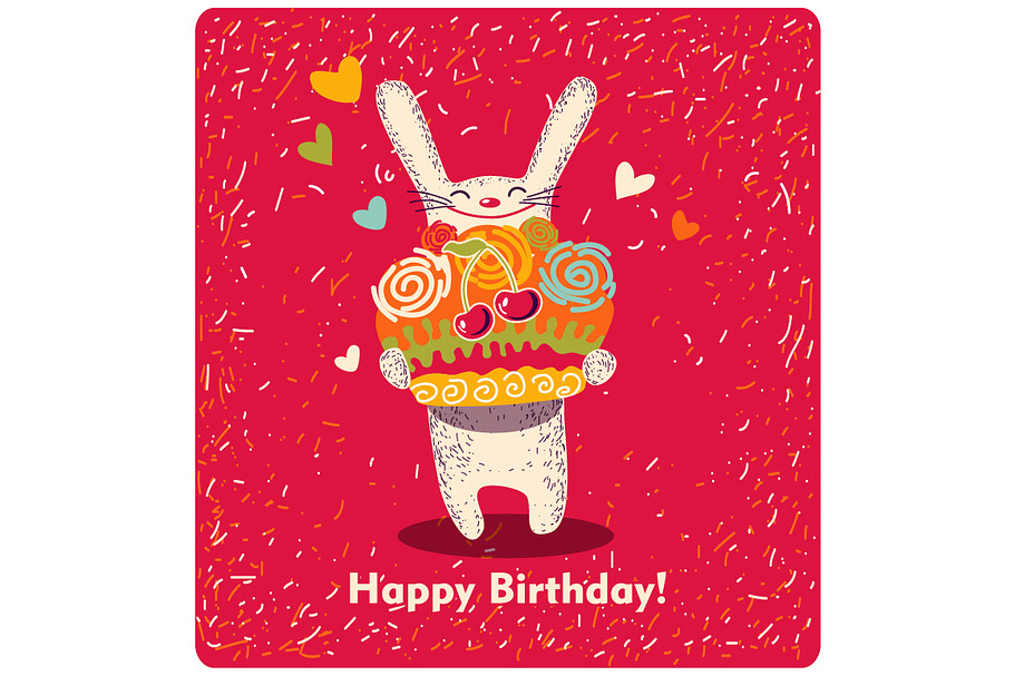 Illustration "Happy Birthday!" in Illustrations - product preview 8