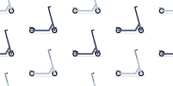 Electric scooter in Illustrations - product preview 1