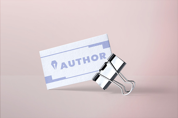 Author Business Card in Business Card Templates - product preview 2