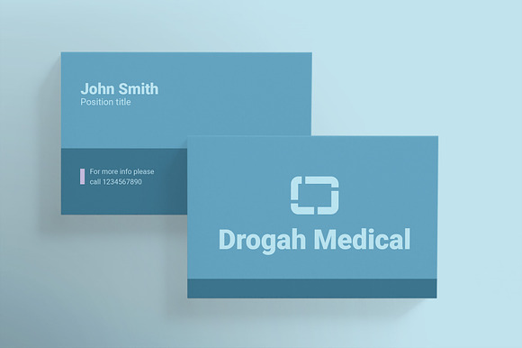 Clinic Business Card in Business Card Templates - product preview 1