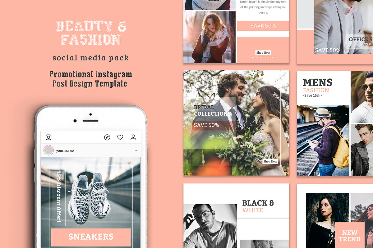 Creative Social Banner Design in Instagram Templates - product preview 8