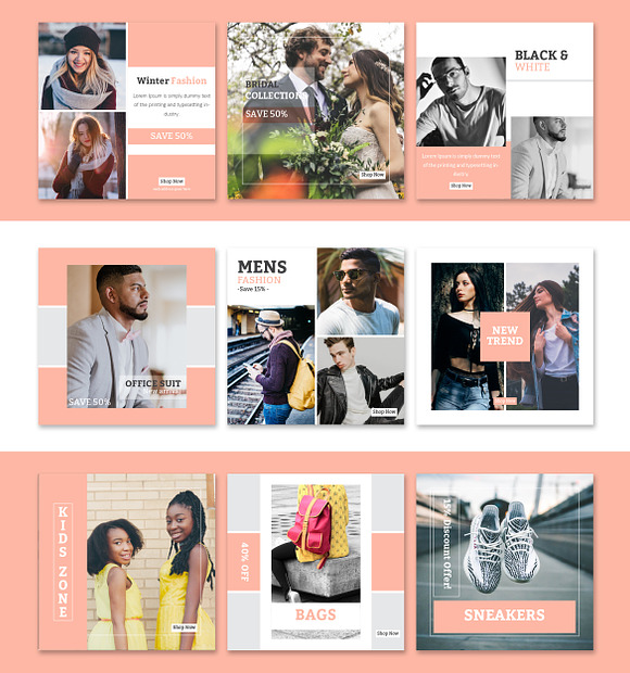 Creative Social Banner Design in Instagram Templates - product preview 3
