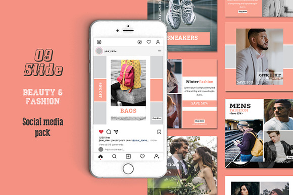 Creative Social Banner Design in Instagram Templates - product preview 4