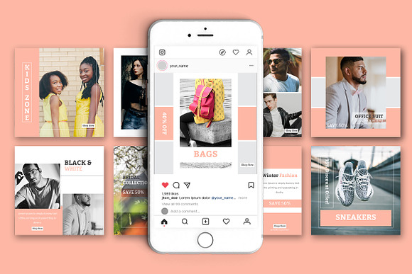 Creative Social Banner Design in Instagram Templates - product preview 5