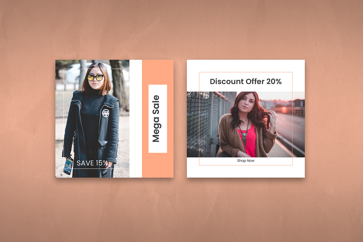 Fashion Social Media Banner in Instagram Templates - product preview 8