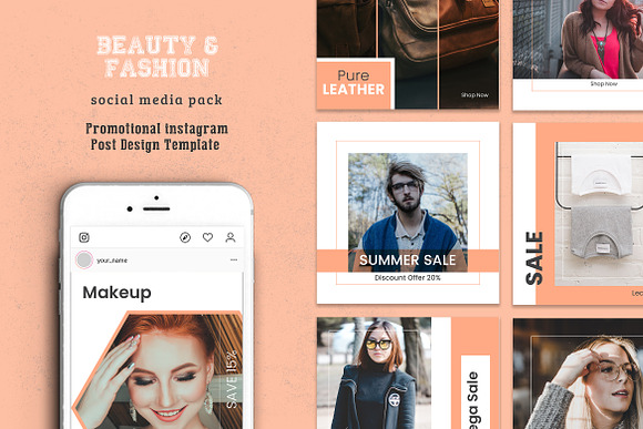 Fashion Social Media Banner in Instagram Templates - product preview 4