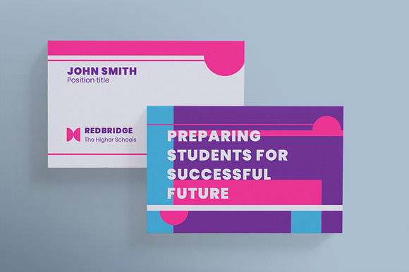 Education Business Card in Business Card Templates - product preview 1
