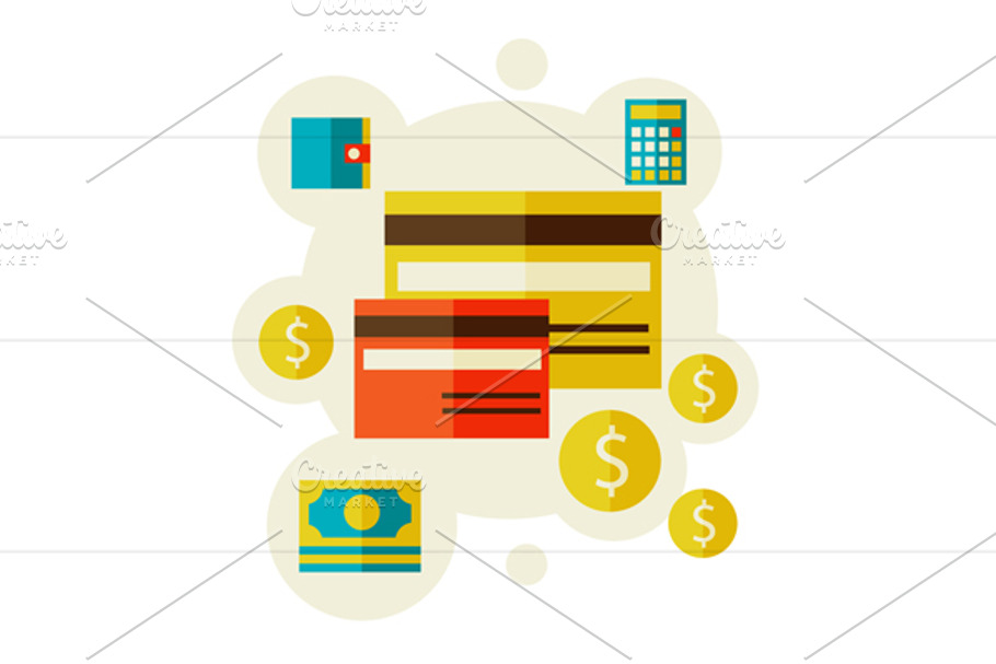 Bank Cards in Illustrations - product preview 8