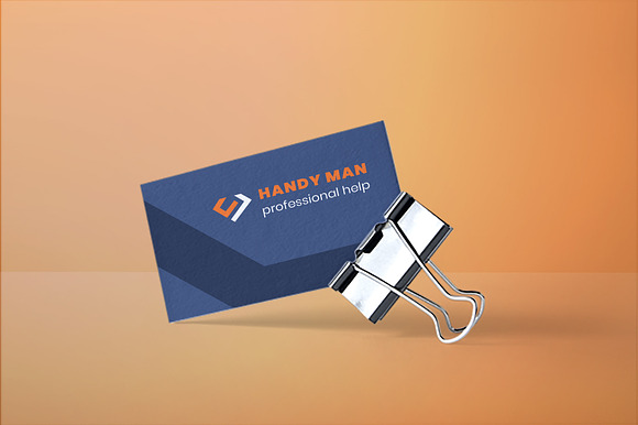 Handy Man Business Card in Business Card Templates - product preview 2